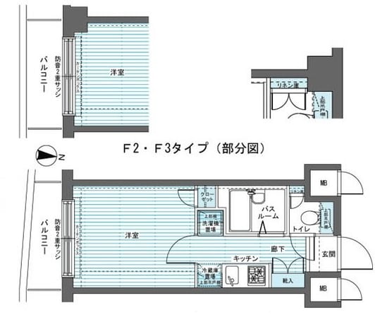 メープルヒルズの物件間取画像